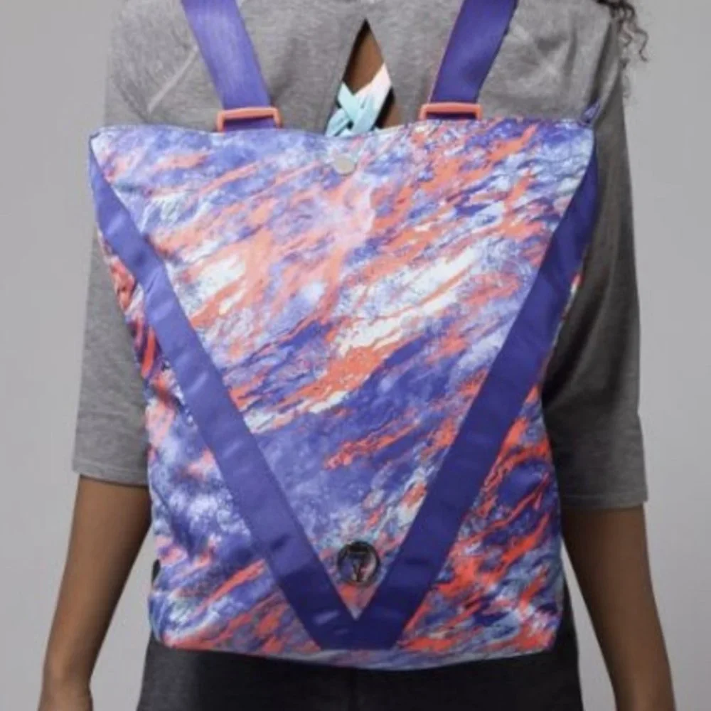 3/$15 Ivivva by Lululemon Practice To Play Transition Backpack Tote Bag Purple